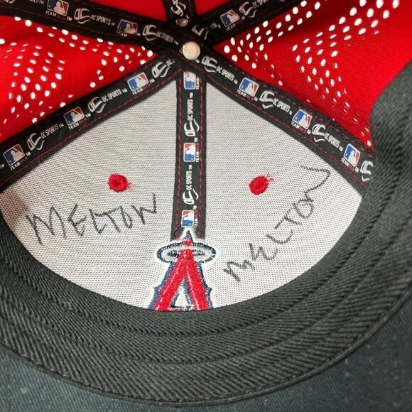 Los Angeles Angels Baseball‎ Hat Cap Unisex S/M Red Fitted Hat TeamMLB OC… - Picture 5 of 8